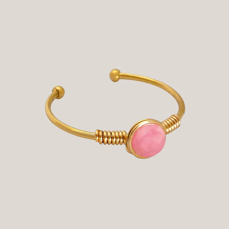 Ring Agaat Goud - Mini Self Confidence Story