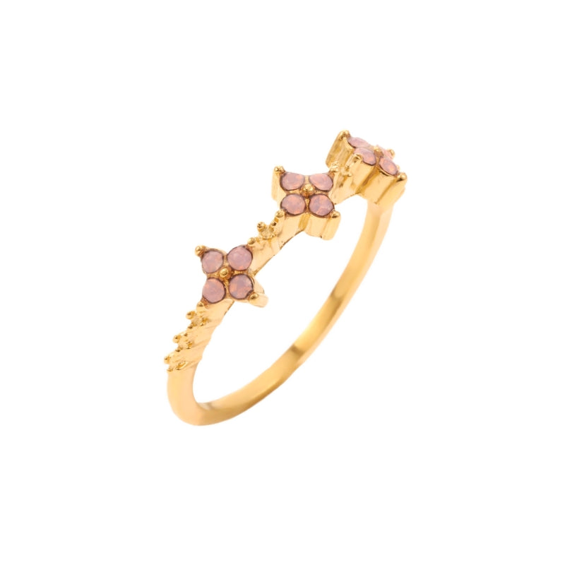 Ring Rozenkwarts Goud - La Yara