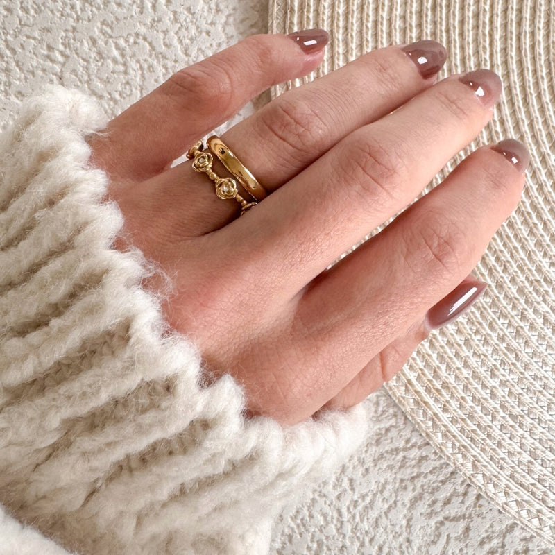 Ring goud La Rosa
