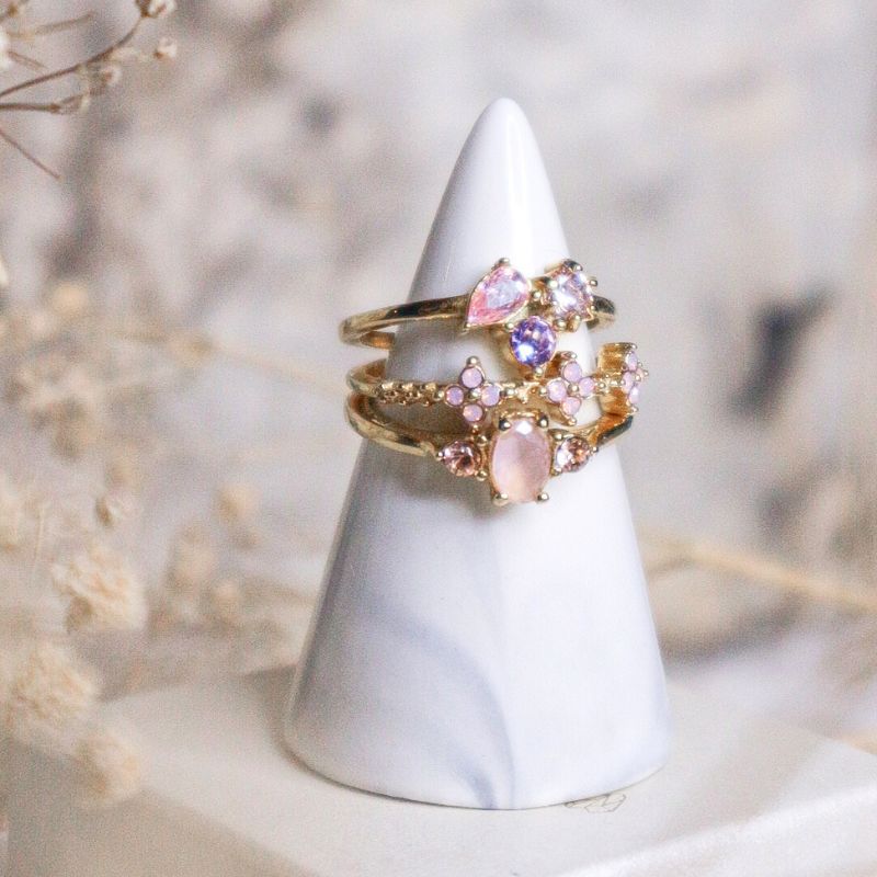 Ring Rozenkwarts Goud - La Yara