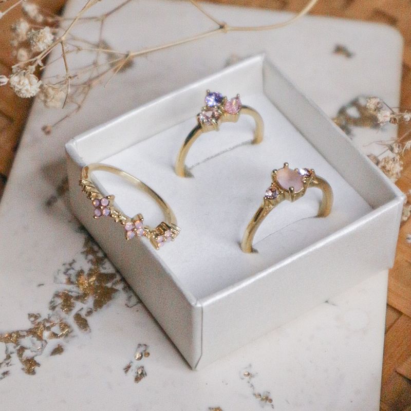 Ring Rozenkwarts Goud - La Yara