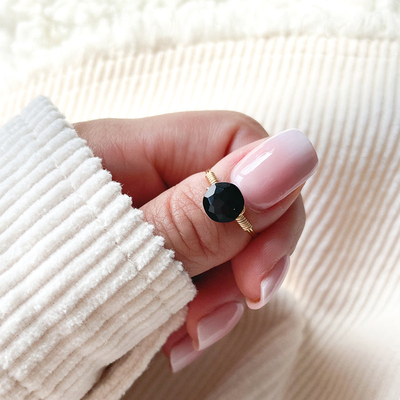 Ring Onyx Goud - Power Story