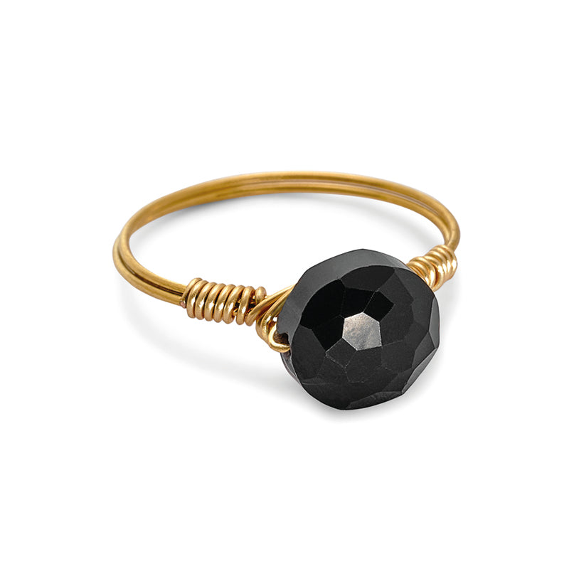 Ring Onyx Goud - Power Story