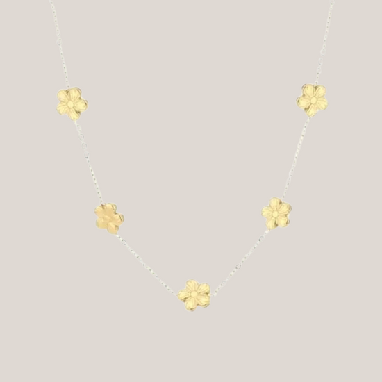 Ketting Goud - Flower Power
