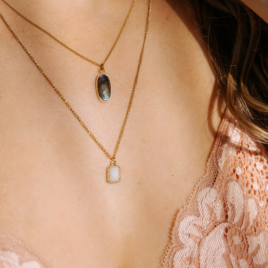 Ketting Labradoriet Goud - Growth