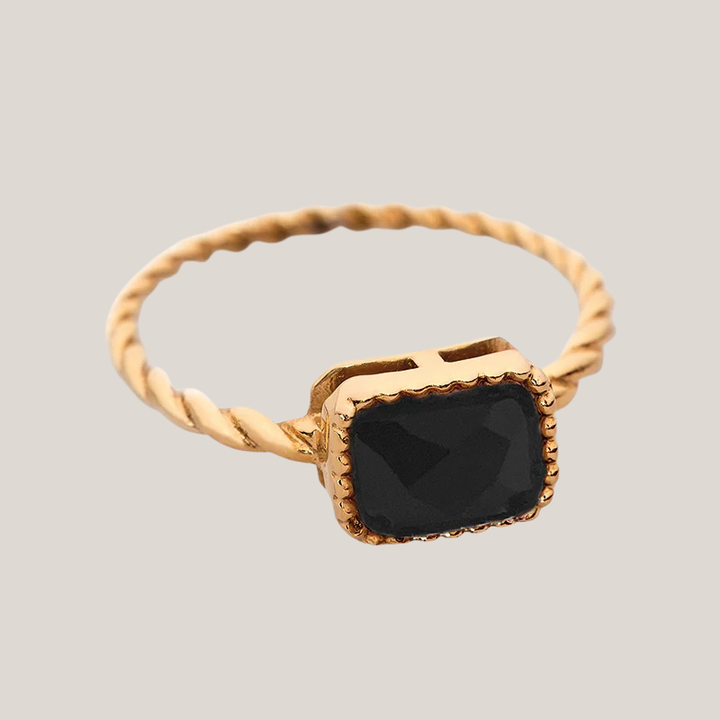 Ring Onyx Goud - Self Power