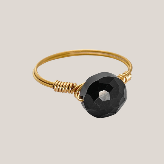 Ring Onyx Goud - Power Story