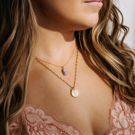 Ketting Lilac Goud - Self-Confidence
