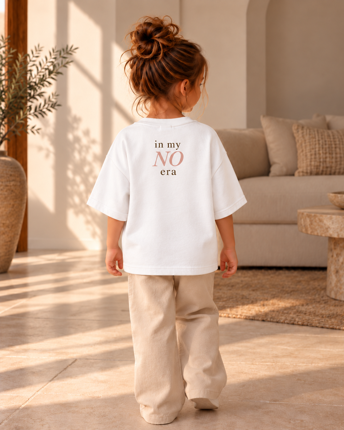T-shirt In my NO era - Wit (mini)