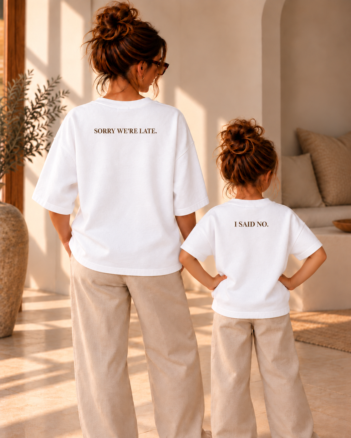 T-shirt I said no - Wit (mini)
