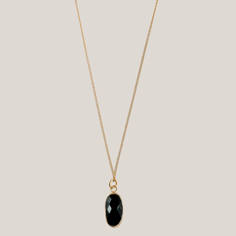 Ketting Onyx Goud - Power