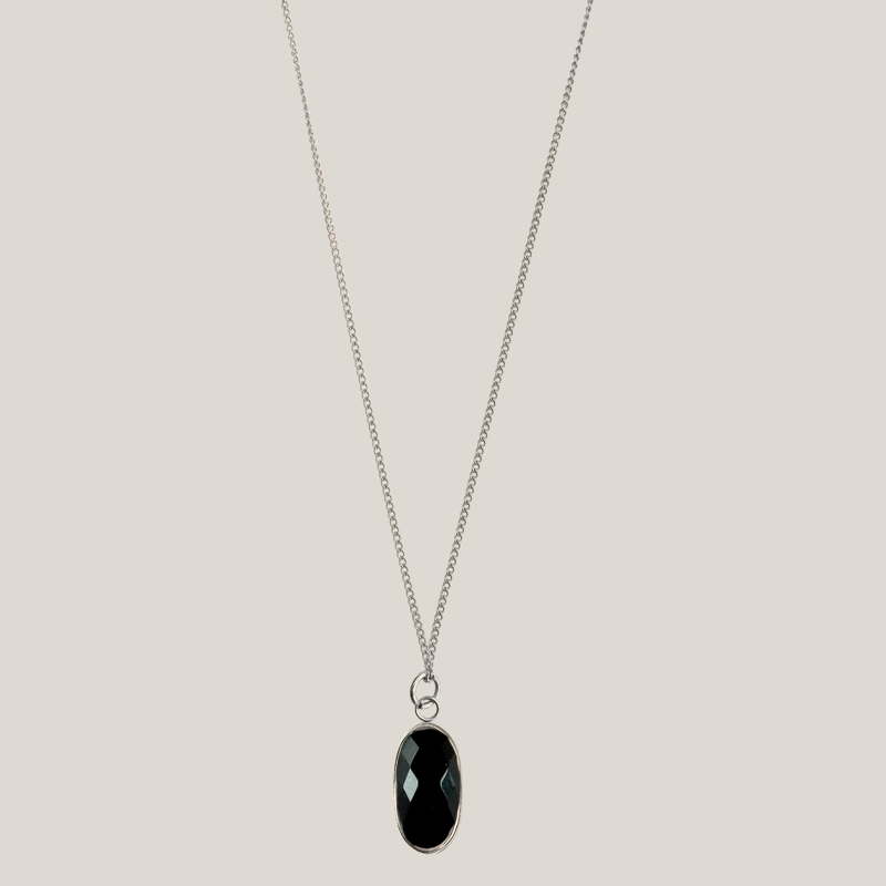 Ketting Onyx Zilver - Power