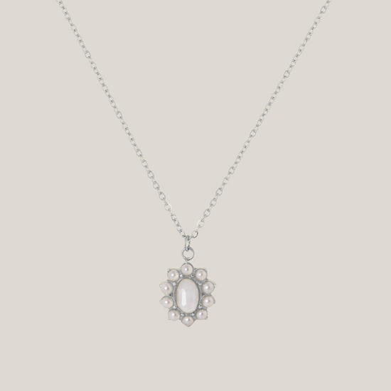 Ketting Maansteen Zilver - La Loua-Mae