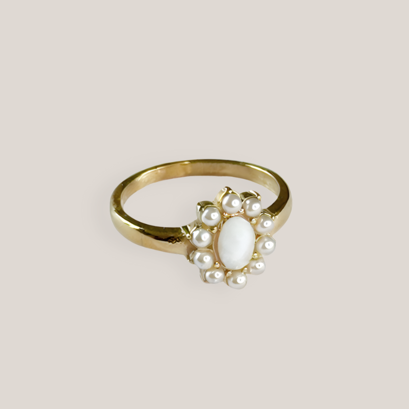 Ring Maansteen Goud - La Loua-Mae (IG)
