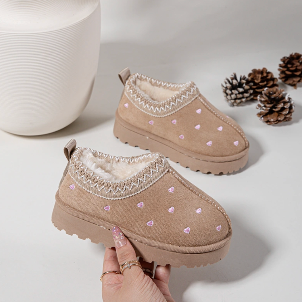 Heart Boots Laag - Beige (mini)