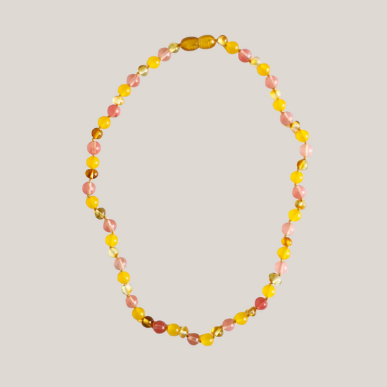 Ketting Barnsteen, Kwarts & Jade – Volwassenen