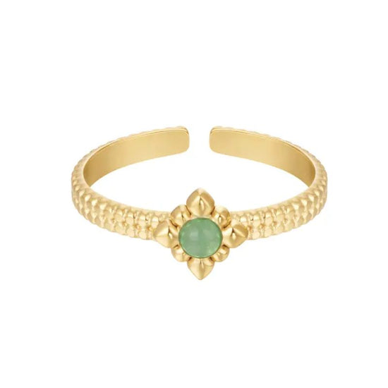 Ring Jade Goud - More Confidence
