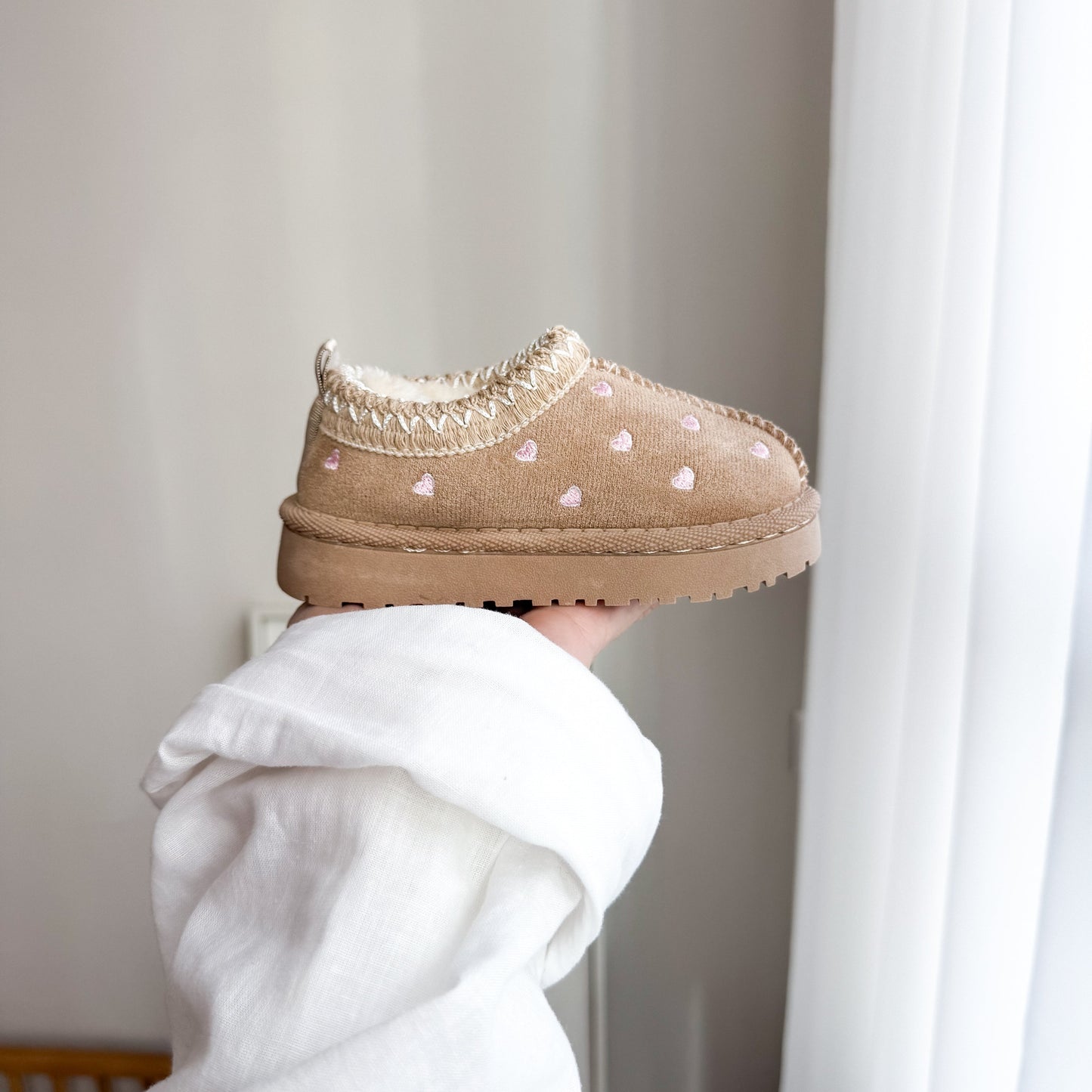 Heart Boots Laag - Beige (mini)