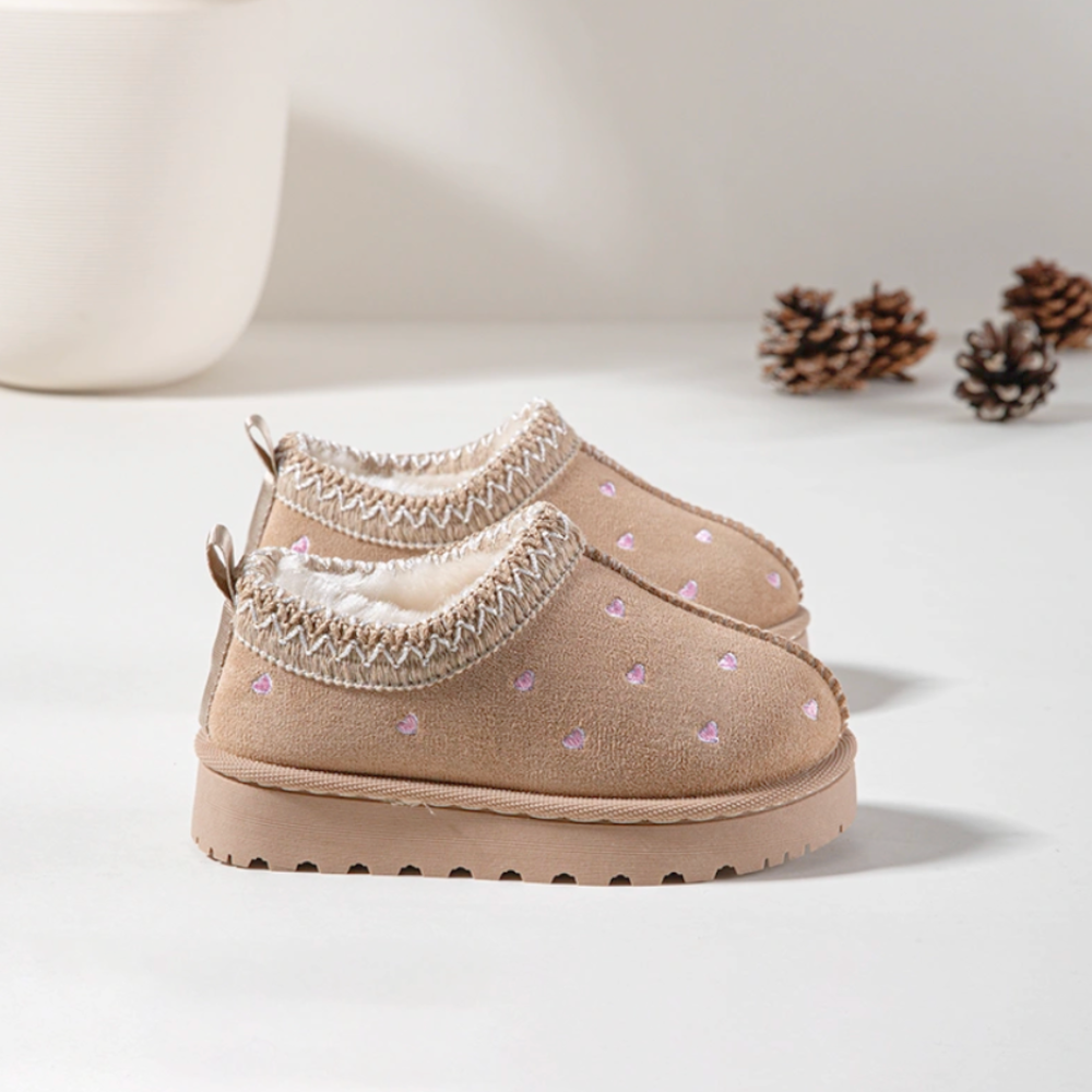 Heart Boots Laag - Beige (mini)