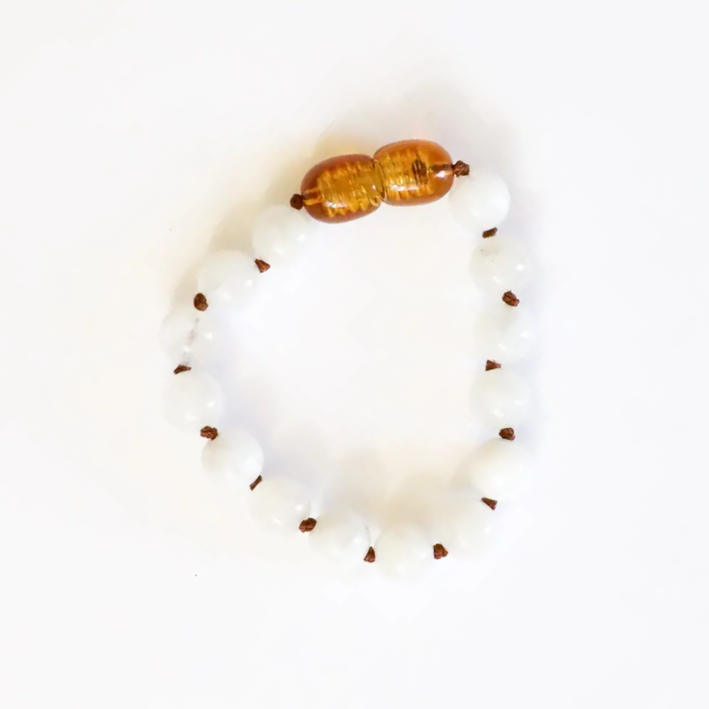 Armband Barnsteen & Maansteen – Matching