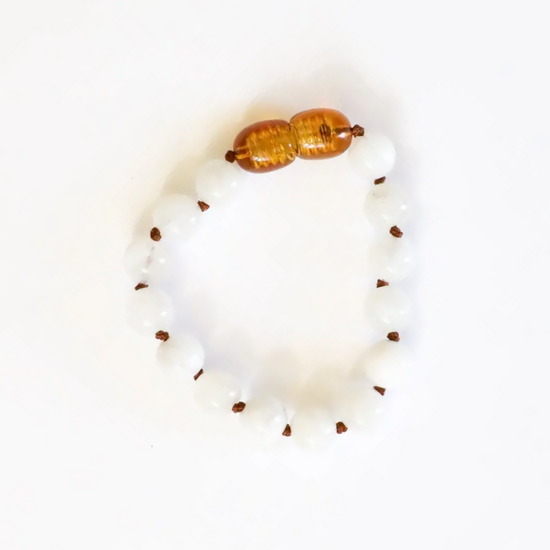 Armband Barnsteen & Maansteen – Matching