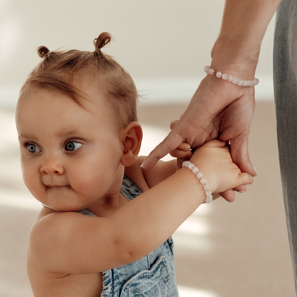 Matching armbandjes – Rozenkwarts | Liefde & Verbinding