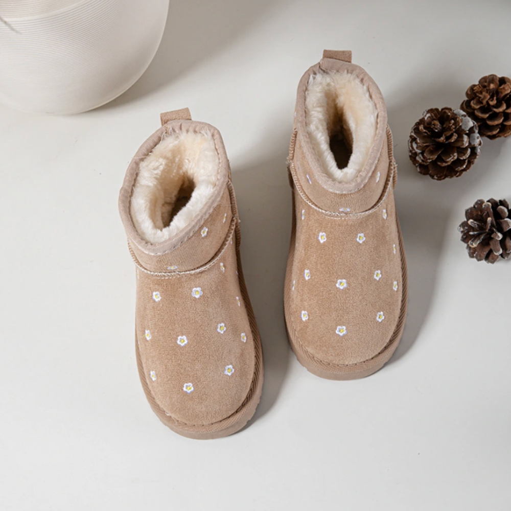 Daisy Boots Hoog - Beige (mini)