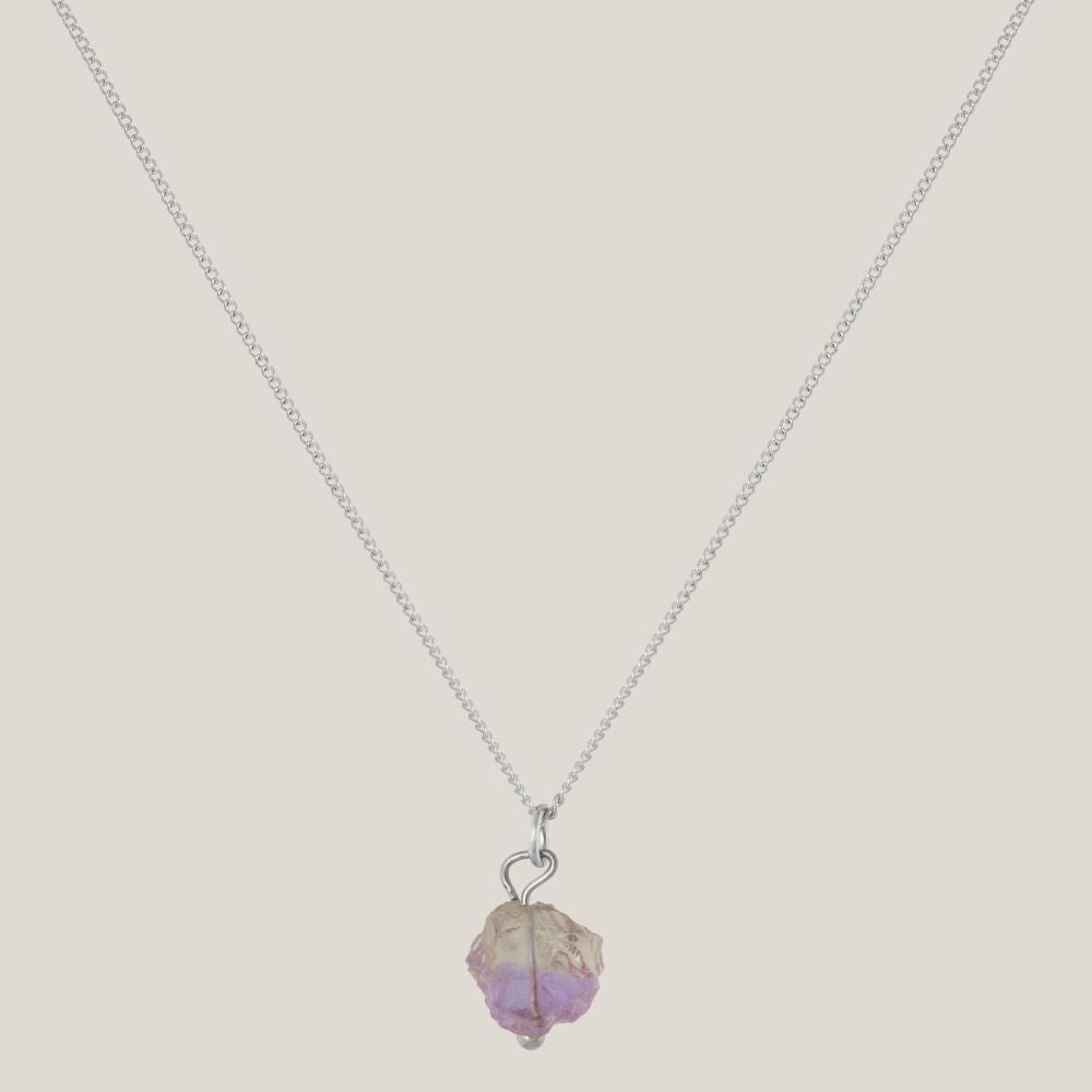 Ketting Ametrien Zilver - Balans tussen rust & energie