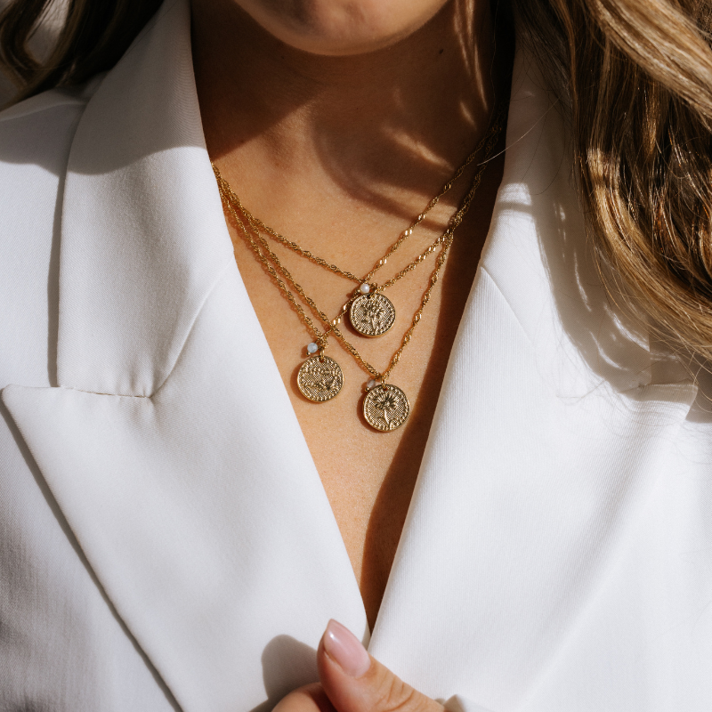 Birthflower Ketting - Goud