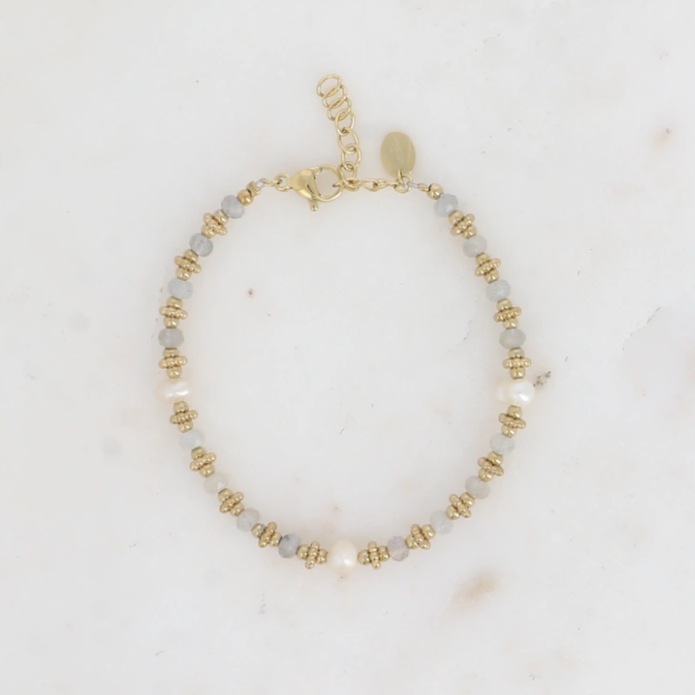 Armband Aquamarijn Goud - La Sara