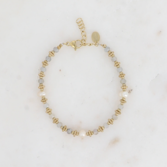Armband Aquamarijn Goud - La Sara