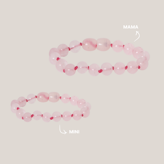 Matching armbandjes – Rozenkwarts | Liefde & Verbinding