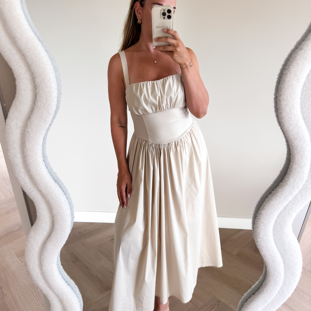 Jurk Beige - La Sophie
