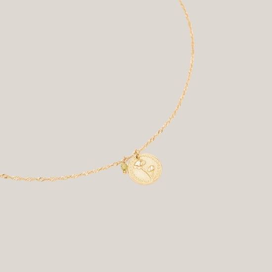 Birthflower Ketting - Goud