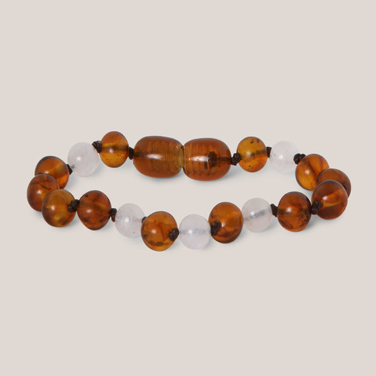 Armband Barnsteen & Maansteen - Matching