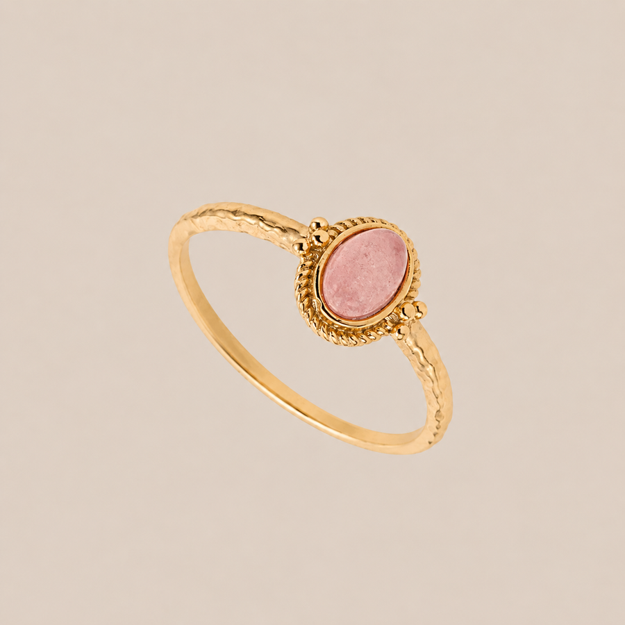 Ring Agaat Goud - La Maartje