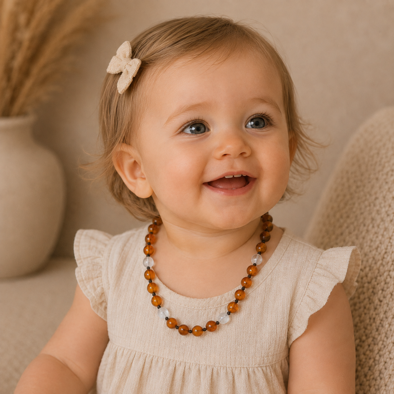 Ketting Barnsteen & Maansteen - Matching