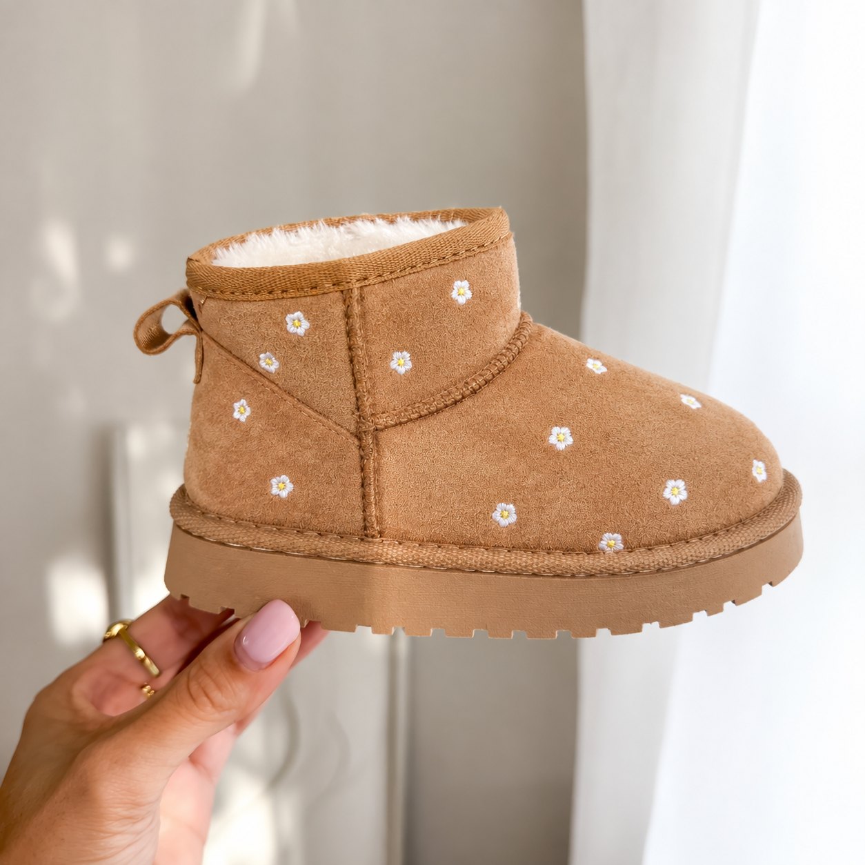 Daisy Boots Hoog - Camel (mini)