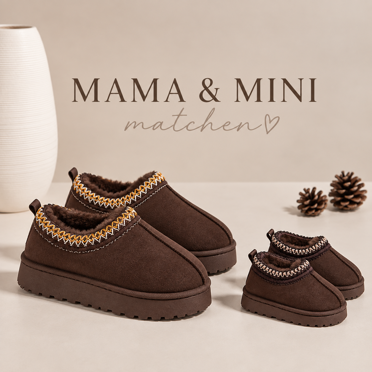 Mama & Me Cloud Boots - Donkerbruin (11 sept)