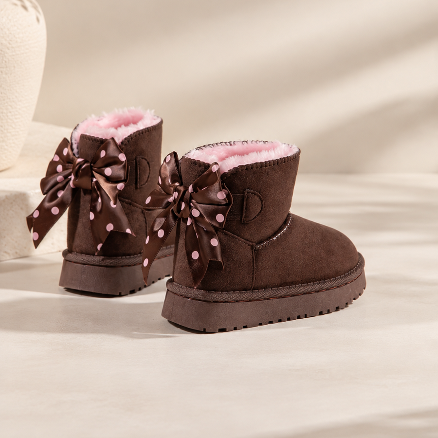 Soft Boots Strik - Bruin (mini)