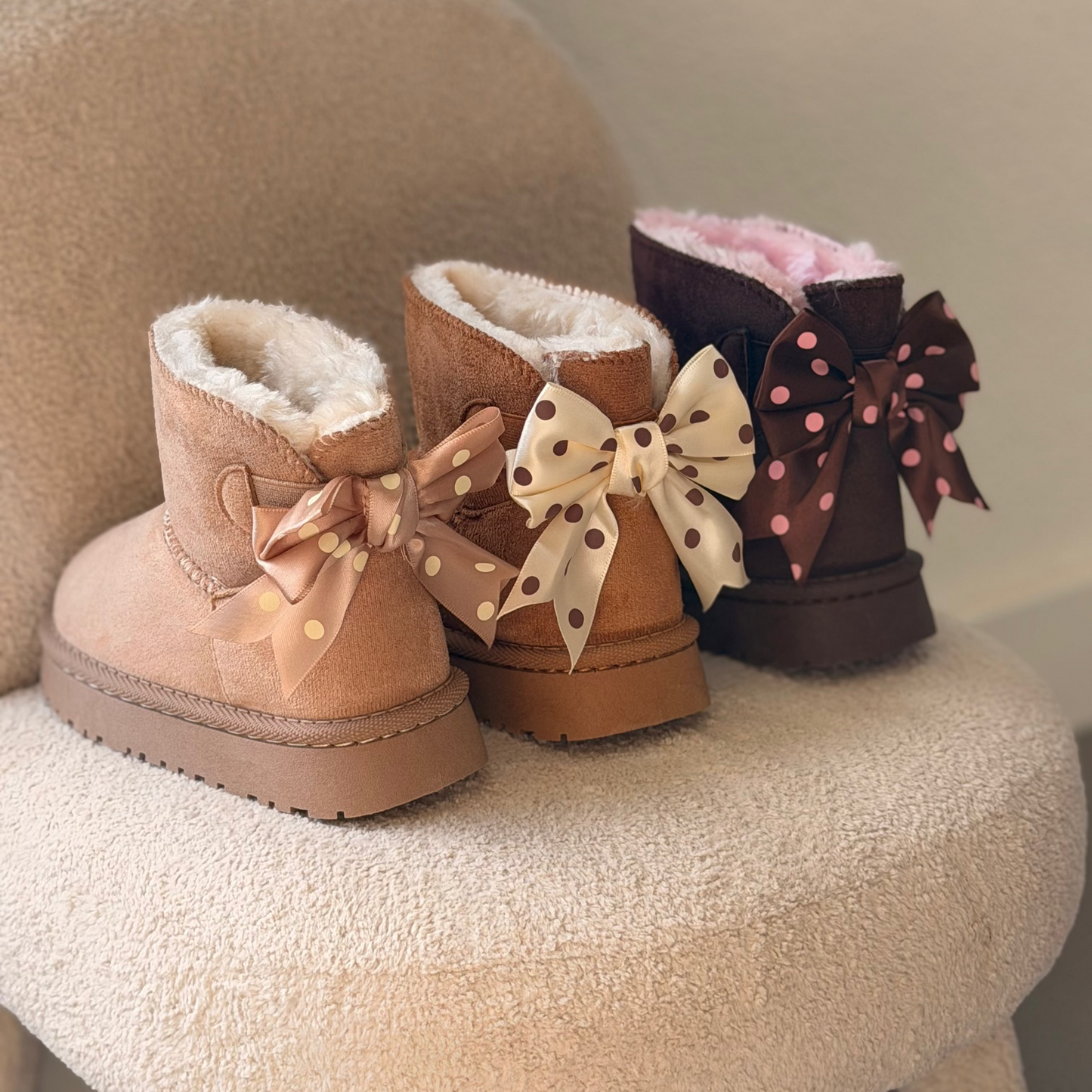 Soft Boots Strik - Beige (mini)