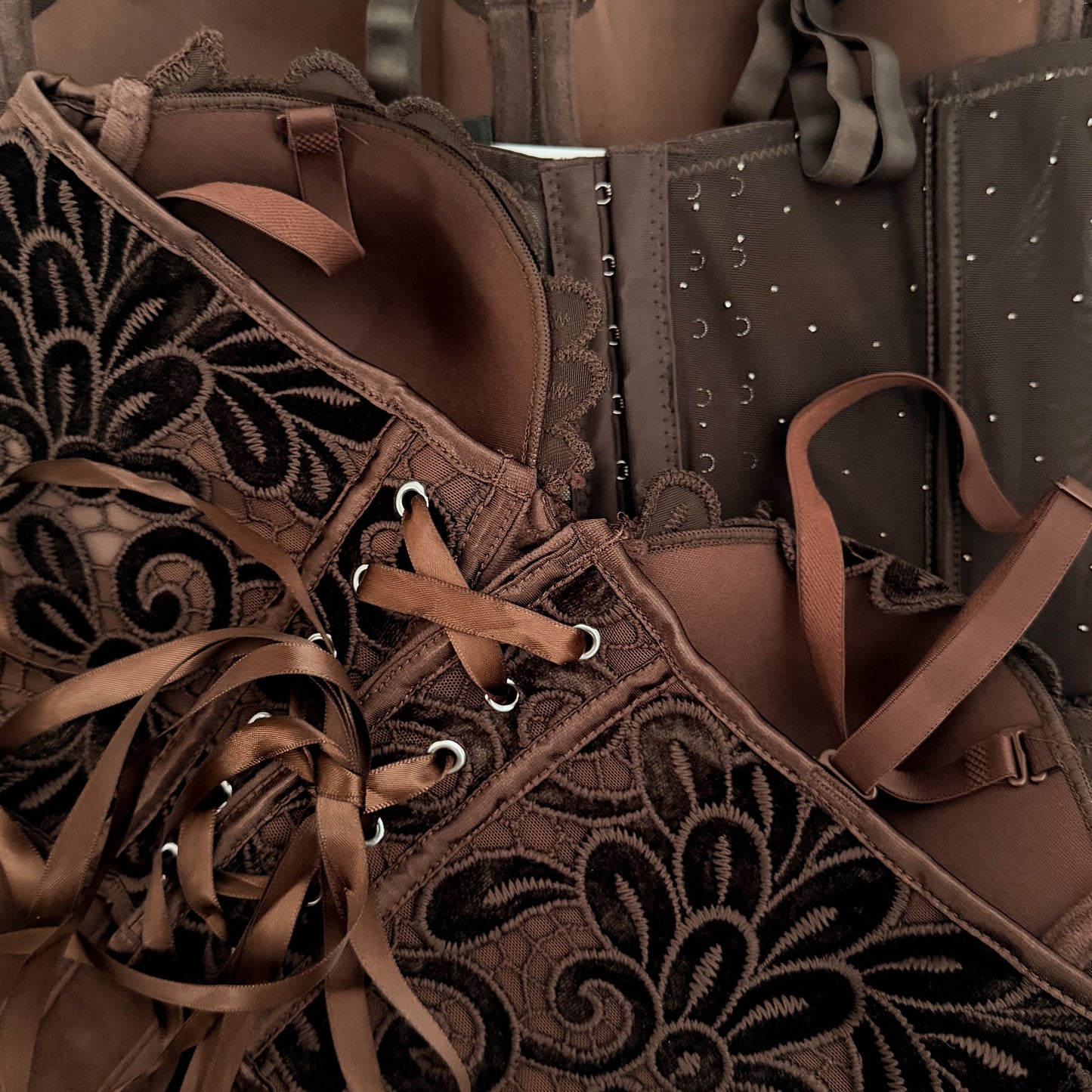 Corset Top - Choco Sparkle
