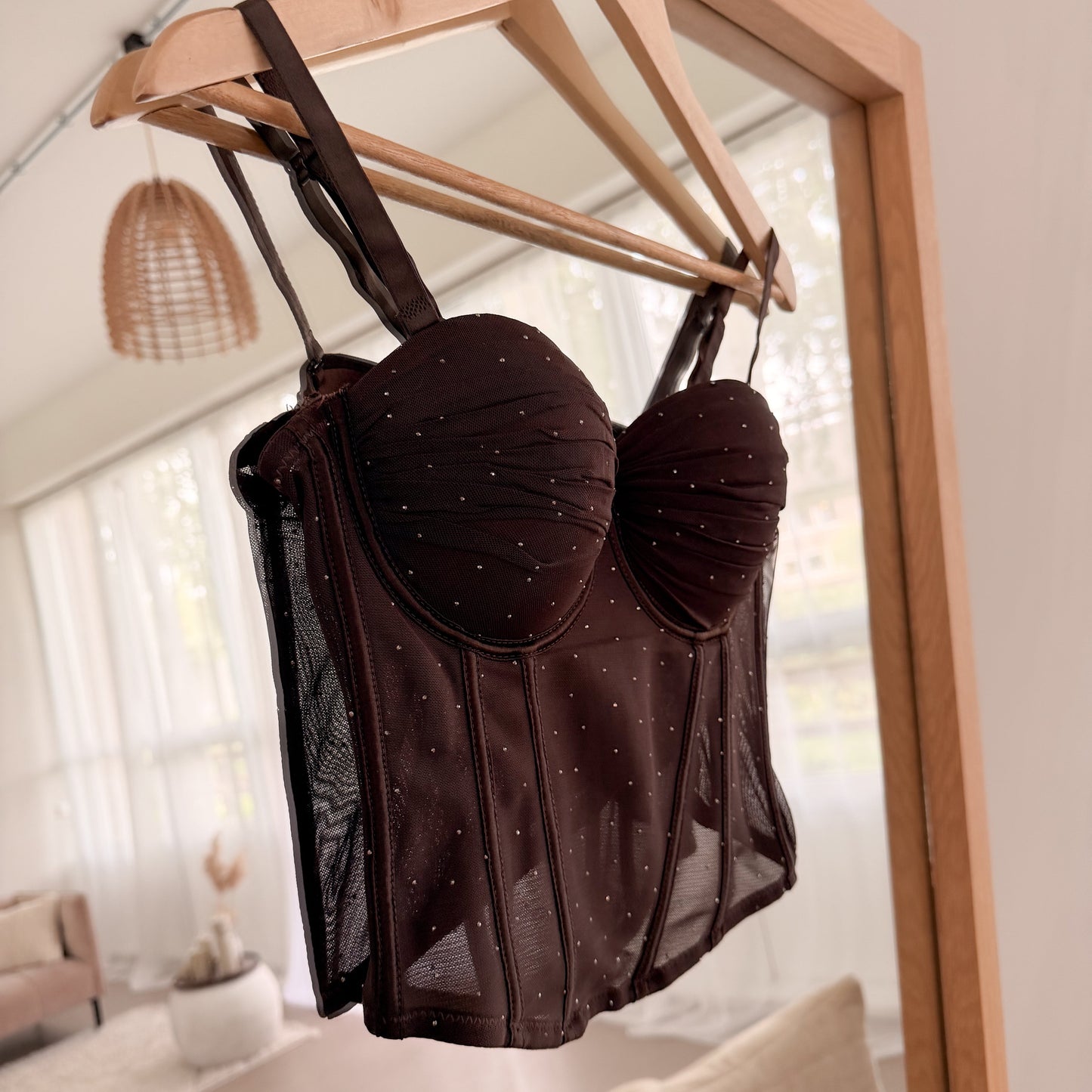 Corset Top - Choco Sparkle