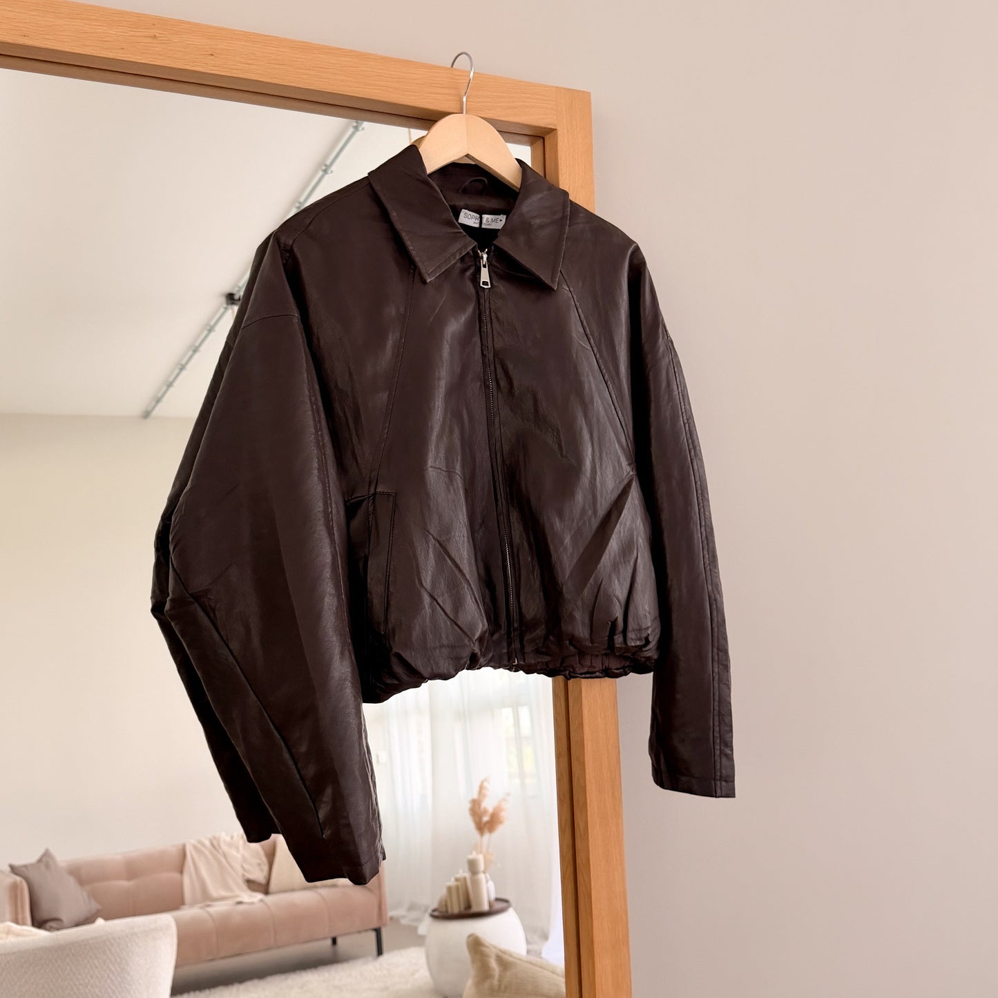 Leather Jacket - Choco