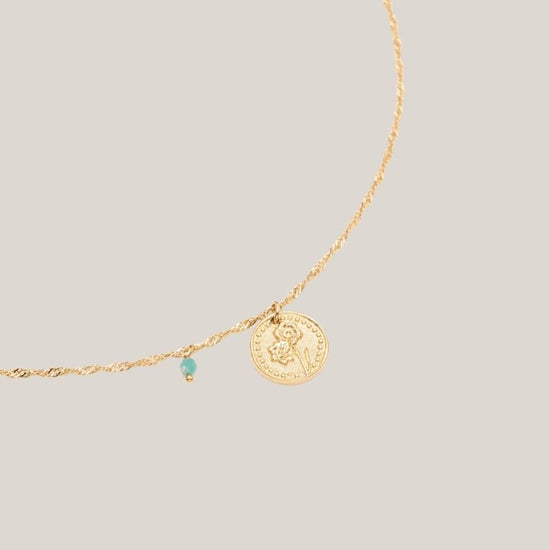 Birthflower Ketting - Goud