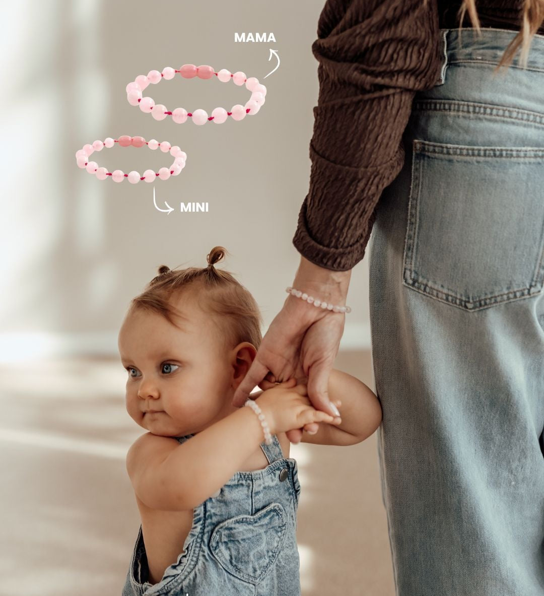 Matching armbandjes – Rozenkwarts | Liefde & Verbinding