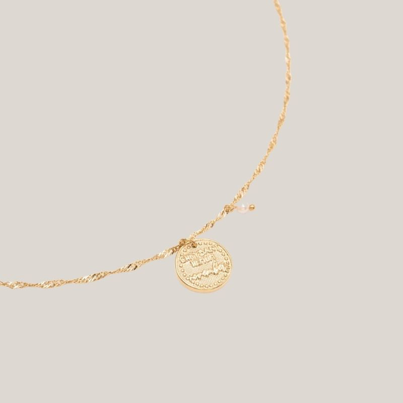 Birthflower Ketting - Goud