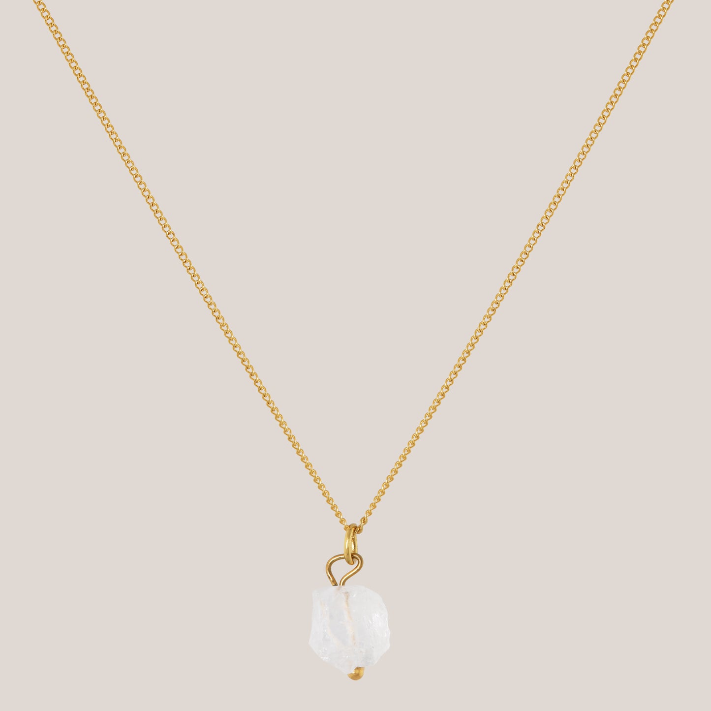 Ketting Bergkristal Goud - Helderheid & Focus