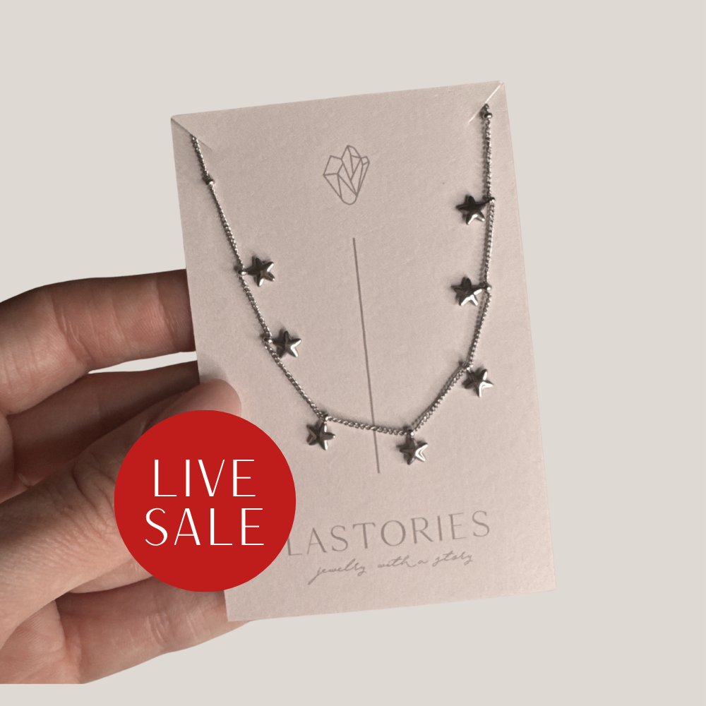 (IG SALE) Enkelbandje Zilver - Zeester