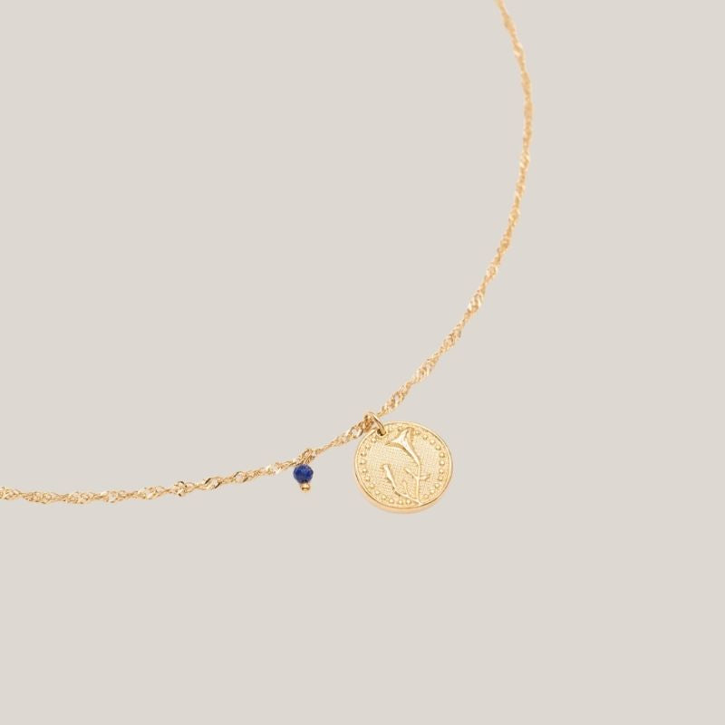 Birthflower Ketting - Goud